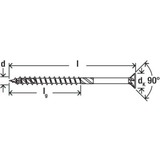 fischer Vite per legno PowerFast II 8,0x220 testa svasata TX 