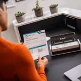 Brother ADS-1800W scanner Scanner ADF 600 x 600 DPI A4 Bianco, Input scanner grigio, 215,9 x 355,6 mm, 600 x 600 DPI, 1200 x 1200 DPI, 30 ppm, Scanner ADF, Bianco