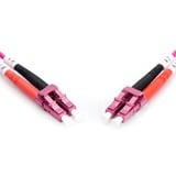 Digitus Cavo patch LWL, duplex, connettore LC > LC, multimodo OM4 lilla