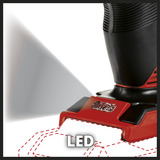 EINHELL Avvitatore a batteria professionale TP-CD 18/50 Li BL Solo, 18Volt, Trapano avvitatore rosso/Nero
