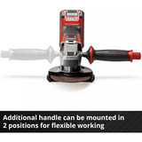 EINHELL Smerigliatrice angolare a batteria Power X-Change TE-AG 18/115-2 Li - Solo, 18 Volt rosso/Nero