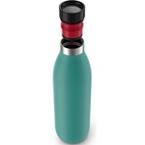 Emsa Bludrop Color N31110 Uso quotidiano 700 ml Acciaio inox Verde, Thermos Petrolio, Uso quotidiano, 700 ml, Acciaio inox, Verde, 12 h, 6 h