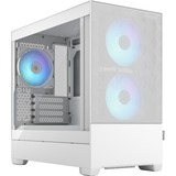Fractal Design Pop Mini Air Mini Tower Bianco, Chassis Tower bianco, Mini Tower, PC, Bianco, micro ATX, Mini-ITX, Acciaio, Vetro temperato, Multi