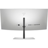 HP Series 7 Pro Monitor serie 7 Pro WQHD per videoconferenze da 34'' - 734pm, Monitor LED Nero/Argento, 86,4 cm (34"), 3440 x 1440 Pixel, Wide Quad HD, LCD, 5 ms, Nero, Argento