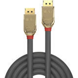 Lindy Cavo DisplayPort 1.2, Gold Line grigio
