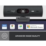 Logitech Brio 500, Webcam Nero