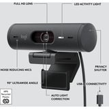 Logitech Brio 500, Webcam Nero