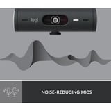 Logitech Brio 500, Webcam Nero