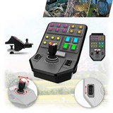 Logitech Farm Sim Vehicle Side Panel Nero USB 2.0 Speciale Analogico/Digitale PC, Quadro portastrumenti Speciale, PC, Analogico/Digitale, Cablato, USB 2.0, Nero