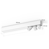 Philips Hue White & Color Ambiance Centris 3er Faretto da Soffitto, Luce LED bianco