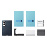 Samsung Custodia Magnetica in Carbonio, Custodia per telefono blu scuro