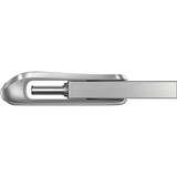 SanDisk Ultra Dual Drive Luxe unità flash USB 256 GB USB Type-A / USB Type-C 3.2 Gen 1 (3.1 Gen 1) Acciaio inossidabile, Chiavetta USB argento, 256 GB, USB Type-A / USB Type-C, 3.2 Gen 1 (3.1 Gen 1), 150 MB/s, Girevole, Acciaio inossidabile