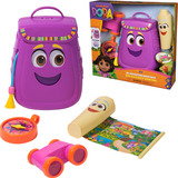 Spin Master Dora l'Esploratrice, Zainetto con Accessori per l'Esplorazione‚ Mappa, Binocolo e Bussola Giocattolo, Giocattoli per Bambine e Bambini, 3+ Anni, Gioco di ruolo Dora l'Esploratrice, Zainetto con Accessori per l'Esplorazione‚ Mappa, Binocolo e Bussola Giocattolo, Giocattoli per Bambine e Bambini, 3+ Anni, Azione/Avventura, 3 anno/i, Multicolore
