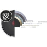 Tefal G61237 Rotondo Nero, Padella Nero, Rotondo, Nero, Alluminio, Titanio, Bachelite, 5 persona(e)
