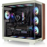 Thermaltake View 380 XL WS ARGB, Chassis Tower verde chiaro/legno