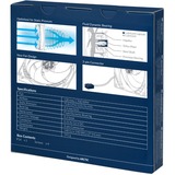 ARCTIC P14 Case per computer Ventilatore 14 cm Nero, Ventola Nero, Ventilatore, 14 cm, 1700 Giri/min, 0,3 son, 123,76 m³/h, Nero