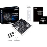 ASUS PRIME A520M-A II/CSM AMD A520 Socket AM4 micro ATX, Scheda madre Nero/grigio, AMD, Socket AM4, AMD Ryzen™ 3, AMD Ryzen™ 5, DDR4-SDRAM, 128 GB, DIMM