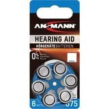 Ansmann AZA 675 Batteria monouso Zinco-Carbonio Batteria monouso, Zinco-Carbonio, 1,4 V, 6 pz, 5,4 mm, 1,16 cm