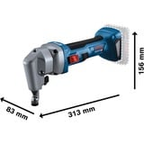 Bosch Chiodatrice a batteria GNA 18V-16 E Professional solo, 18Volt, Lattina blu/Nero