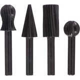 Bosch Set di frese a mano, 4 pezzi, Fresa 