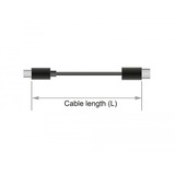 DeLOCK Cavo USB 2.0, connettore femmina a 10 pin > connettore maschio a 10 pin Nero
