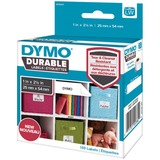 Dymo Durable Bianco Etichetta per stampante autoadesiva Bianco, Etichetta per stampante autoadesiva, Polipropilene (PP), Permanente, Universale, -18 - 50 °C