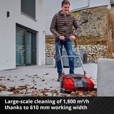 EINHELL 2352040 spazzatrice da prato Spazzatrice a spinta, Spazzatrici stradali rosso/Nero, Spazzatrice a spinta, Nero, Rosso, 509 mm, 709 mm, 309 mm, 12,8 kg