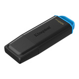 Kingston DataTraveler Exodia 128 GB, Chiavetta USB Nero/Blu