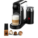 Krups NES CITIZ PLATINUM & MILK XN630D Automatica Macchina per caffè a capsule 1 L, Macchina a capsula accaio, Macchina per caffè a capsule, 1 L, Capsule caffè, 1710 W, Acciaio inox