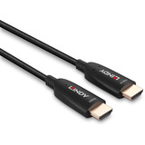 Lindy Cavo ibrido in fibra ottica HDMI 2.1 8K60 Nero
