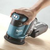 Makita DBO180Z levigatrice portatile Levigatrice orbitale, Levigatrice orbitale casuale blu/Nero, Levigatrice orbitale, 2,8 mm, Batteria, Ioni di Litio, 18 V, 1,7 kg