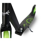 Muuwmi Lights Monopattino in alluminio GLOW 215 mm, Scooter Nero/Verde