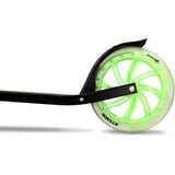 Muuwmi Lights Monopattino in alluminio GLOW 215 mm, Scooter Nero/Verde