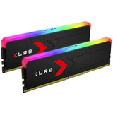 PNY DIMM 32 GB DDR5-6000 (2x 16 GB) Kit duale, Memoria Nero