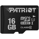 Patriot PSF16GMDC10 memoria flash 16 GB MicroSDHC UHS-I Classe 10, Scheda di memoria Nero, 16 GB, MicroSDHC, Classe 10, UHS-I, 80 MB/s, Class 1 (U1)