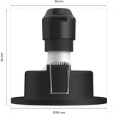 Philips Hue Spot da incasso White & Color Ambiance Xamento set da 3, Luce LED Nero