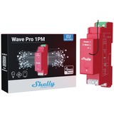 Shelly Qubino Pro 1PM Z-WAVE, Relè rosso