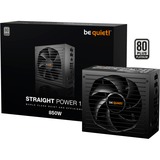 be quiet! BN337 alimentatore per computer 850 W 20+4 pin ATX ATX Nero, Alimentatore PC Nero, 850 W, 100 - 240 V, 920 W, 50/60 Hz, 10/5 A, 150 W