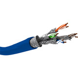 goobay Cavo di rete Cat.7a S/FTP (PiMF) Dca blu