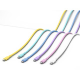 goobay Cavo in silicone USB 2.0 blu, connettore USB-C > connettore USB-C celeste