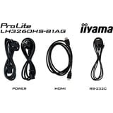 iiyama LH3260HS-B1AG visualizzatore di messaggi Pannello A digitale 80 cm (31.5") LED Wi-Fi 500 cd/m² Full HD Nero Processore integrato Android 11 24/7, Public Display Nero, Pannello A digitale, 80 cm (31.5"), LED, 1920 x 1080 Pixel, Wi-Fi, 24/7