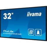 iiyama LH3260HS-B1AG visualizzatore di messaggi Pannello A digitale 80 cm (31.5") LED Wi-Fi 500 cd/m² Full HD Nero Processore integrato Android 11 24/7, Public Display Nero, Pannello A digitale, 80 cm (31.5"), LED, 1920 x 1080 Pixel, Wi-Fi, 24/7