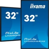 iiyama LH3260HS-B1AG visualizzatore di messaggi Pannello A digitale 80 cm (31.5") LED Wi-Fi 500 cd/m² Full HD Nero Processore integrato Android 11 24/7, Public Display Nero, Pannello A digitale, 80 cm (31.5"), LED, 1920 x 1080 Pixel, Wi-Fi, 24/7