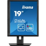 iiyama ProLite B1980S-B1 Monitor PC 48,3 cm (19") 1280 x 1024 Pixel VGA LED Nero, Monitor LED Nero (opaco), 48,3 cm (19"), 1280 x 1024 Pixel, VGA, LED, 3 ms, Nero