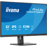 iiyama ProLite XUB3297QSNP-B1 Monitor PC 81,3 cm (32") 2560 x 1440 Pixel Quad HD LED Nero, Monitor LED Nero (opaco), 81,3 cm (32"), 2560 x 1440 Pixel, Quad HD, LED, 1 ms, Nero