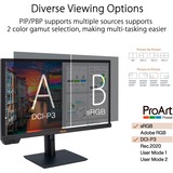 ASUS ProArt PA24US Monitor PC 59,9 cm (23.6") 3840 x 2160 Pixel 4K Ultra HD LCD Nero, Monitor LED Nero, 59,9 cm (23.6"), 3840 x 2160 Pixel, 4K Ultra HD, LCD, 5 ms, Nero