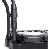 Alphacool Pro Aurora 420 CPU AIO Processore Kit di raffreddamento a liquido 14 cm Nero, Bianco, Raffreddamento ad acqua Nero, Kit di raffreddamento a liquido, 14 cm, 154,1 m³/h, Nero, Bianco