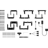 Alphacool Pro Aurora 420 CPU AIO Processore Kit di raffreddamento a liquido 14 cm Nero, Bianco, Raffreddamento ad acqua Nero, Kit di raffreddamento a liquido, 14 cm, 154,1 m³/h, Nero, Bianco