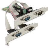 DeLOCK Scheda PCI Express x1 a 4 x Seriale RS-232, Scheda di interfaccia 