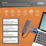 Digitus DA-71156 USB M.2 SSD, Disk enclosure alluminio
